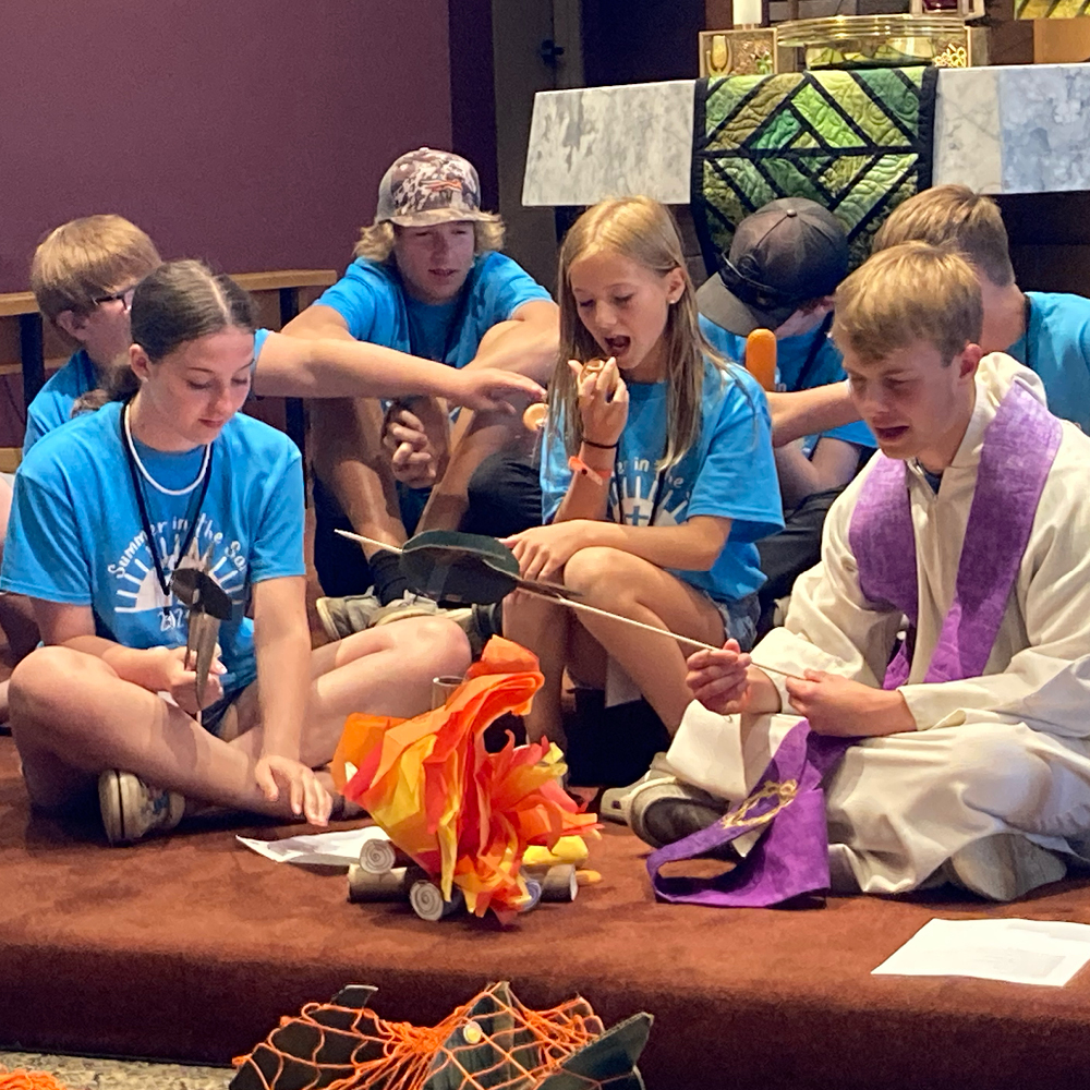 Children at Trinity North Branch Lutheran